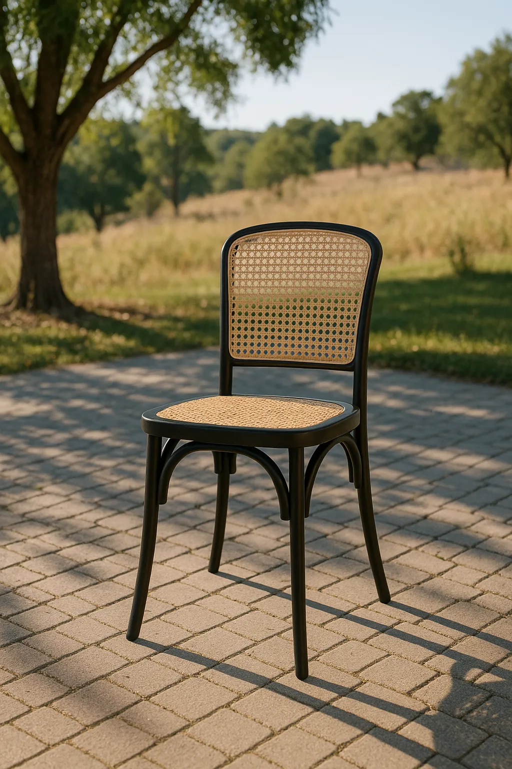 Cadeira Amis Assento Rattan