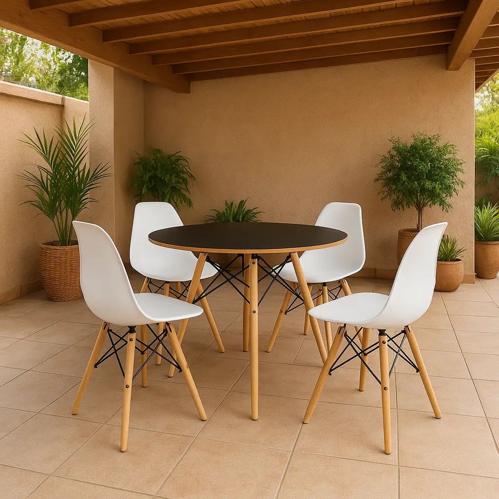 Cadeira Eames DSW Madeira