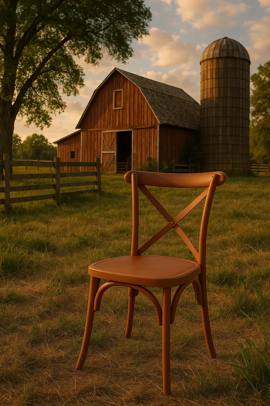 Cadeira Paris Assento Rattan