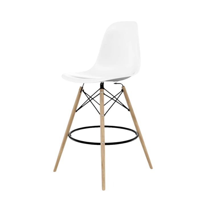 Banqueta Eames Base DSW Madeira