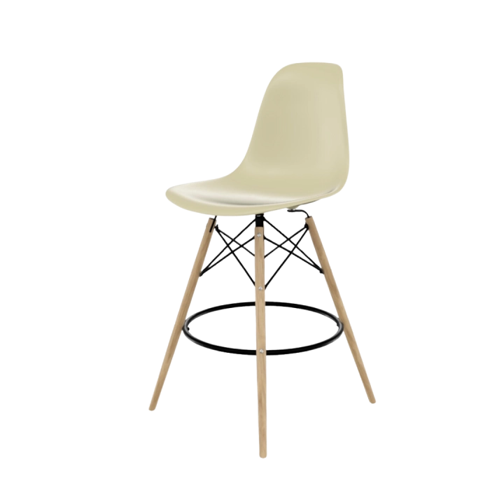 Banqueta Eames Base DSW Madeira