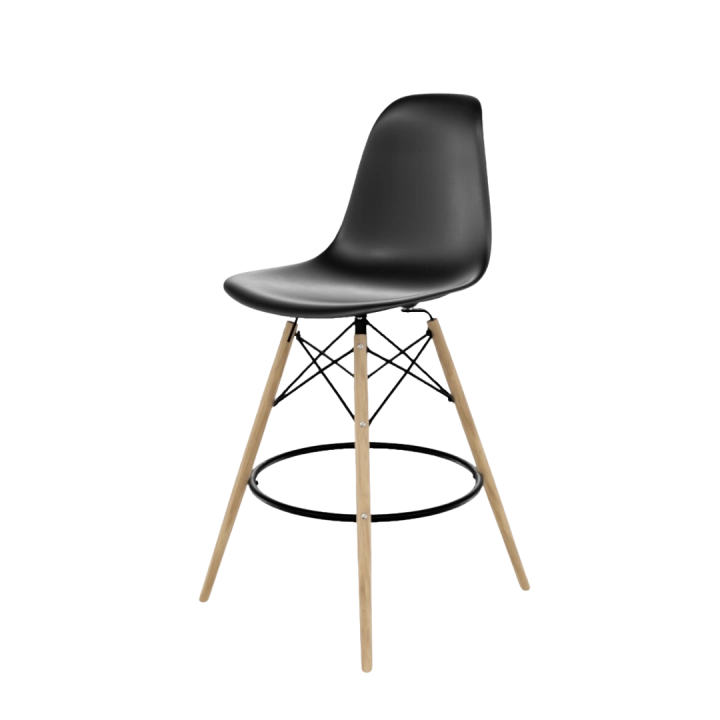 Banqueta Eames Base DSW Madeira