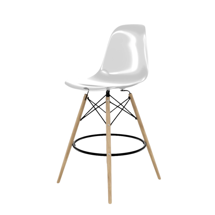 Banqueta Eames Base DSW Madeira