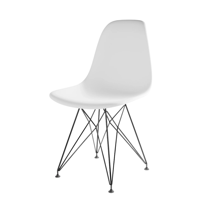 Cadeira Eames Eiffel Base Preta