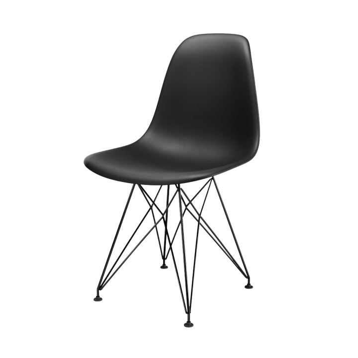 Cadeira Eames Eiffel Base Preta