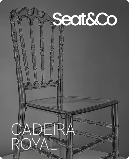 Conheça a Cadeira Royal Monobloco nos detalhes.